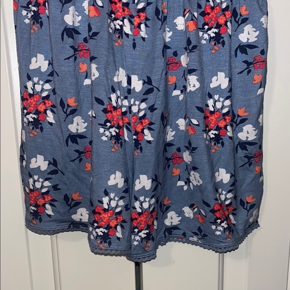 Tucker + Tate Blue Floral Romper - Picture 6 of 8